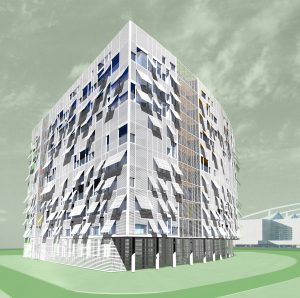 Tercer premio 2006. Edificio junto a AVE. Zaragoza